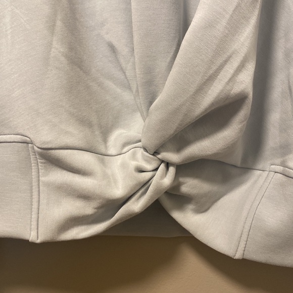 For the Republic Pale Blue Crewneck with Twist Detail - Picture 5 of 6